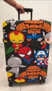 COSLIFE Anime Cartoon Thickened Luggage Cover 18/24/28/32 Inch High Elastic Travel Suitcase Spandex Protective Cover