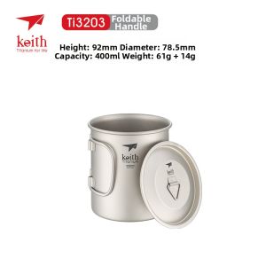 keith | Simple Outdoor Titanium Cup Lid