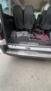 Ốp INOX chống trầy - trang trí bước chân trong (bậc dẫm / đạp chân trong) Cửa Tài - Phụ & Cửa Lùa & Cửa Sau & Bậc Tự Động FORD Transit 2024 2025