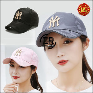 Topi Baseball Korea NY Aksen Loreng Army Fashion Casual Cap Sport Trendy Import BSAE ZIORRA