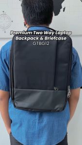 Premium Two Way Laptop Backpack & Briefcase