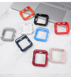 Ốp Silicone Bảo Vệ Đồng Hồ iWatch Color Candy Series 7 6 SE 5 4 3 2 1 38mm 42mm 40mm 44mm 41mm 45mm Chống Trầy Sước Va Đập