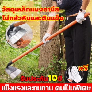 หัวจอบ จอบสวนผัก จอบผสมปูน จอบขุดดิน จอบ จอบถากหญ้า จอบพร้อมด้าม จอบถางหญ้า จอบกำจัดวัชพืช จอบสวนผัก เครื่องมือกำจัดวัชพืชทางการเกษตร ทำจากเหล็กแมงกานีส คม ทนทาน แถมไม้ติดมาด้วย เหล็กแมงกานีสหนา ทานการกัดกร่อน ไม่เสียรูปทรง ความแข็งสูง  ความเหนียวดี