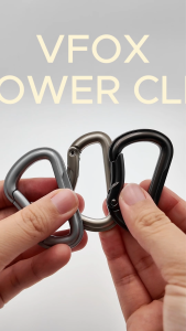 VFOX ALUMINUM CARABINER CLIP POWER CLIP HEAVY DUTY MANCING PANCING IKAN FISHING OUTDOOR EQUIPMENT