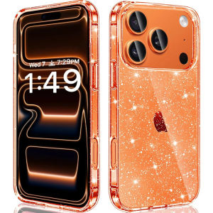 Glitter Sparkle Slim Clear Soft Case for IPhone 17 Air 16 15 14 13 12 Pro Max Plus 17Pro 16Pro 17Air i17 Women Girl Phone Cover