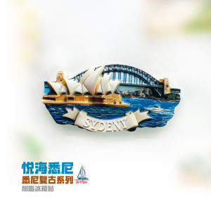 Sydney Opera House Magnets 3D Building Souvenir Gifts Home Decorations Fridge Magnets Landmark Sydney Opera House