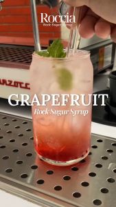 Roccia Rock Sugar Syrup Grapefruit - Syrup Gula Batu Rasa Jeruk Limau 760ml