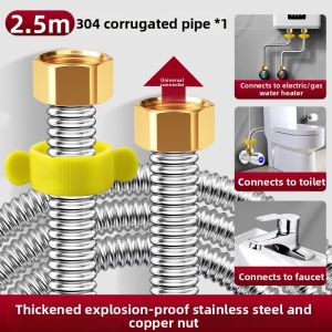 YUNRAN | High-Pressure Burst-Resistant Metal Hose 4 Points