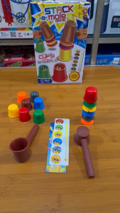 STACK A MOLE GAME CUPS