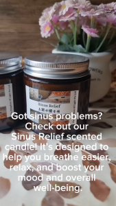 Premium Candle for Sinus Comfort & Clarity