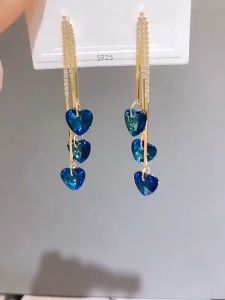 Bông tai cá tính đáng yêu - bông tai mạ vàng christmas earring bông tai dài bông tai dây dài bông tai đẹp cho nữ CP702.45748 hoa tai nữ khoen tai nữ BSTKD - [NaLa Shop]