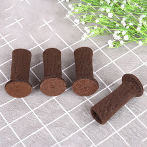 Double Layers Knitted Felt Pad Noiseless Chair Leg Cover Floor Protection Anti-slip Reduce Noise for Table with Round Bottom