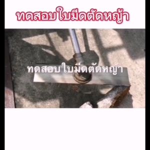 ใบมีดตัดหญ้าตราหัวคนป่า คุณภาพเยอรมัน หน้ากว้าง 3.5 นิ้ว ยาว 12-18 นิ้ว เหล็กเหนียว