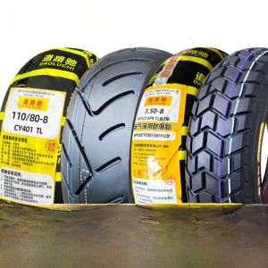Lốp Xe Điện Đường Chạy 2.50/2.75/3.00/3.50-8 Inch Lốp Trống 100/110/80/90 Một Lốp Phụ Tùng Xe Máy Phụ Kiện