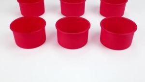 1/2/4/6pcs Round 4 inch Non-stick Silicone Baking Pans Muffins Cake Mold & Cupcake Molds Perfect For Brithday Christmas Party