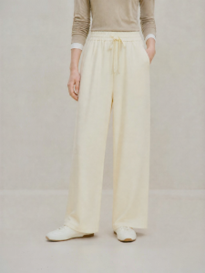 INMAN | Relaxed Fit Drawstring Wide Leg Trousers Pants