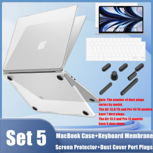 Laptop Case Set For MacBook Pro 14/16 inch Case M5 M4 M3 M2 M1 Pro/Max 2026-2021 Same as Bare-MacBook Protective Hard Case