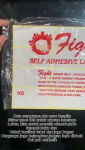 Label Fight No. 103 / Kertas Stiker Nama Undangan harga / Self Adhesive Label 103 sticker