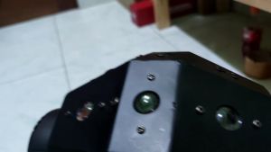 PENGIRIMAN CEPAT GVT Lampu Proyektor Disco Ball Moving Head 16 LED DMX512 RGB 120W 220V GV120 / lampu sorot panggung bergerak dmx / lampu panggung sensor musik warna warni lighting / lampu disko kelap kelip putar sensor suara musik tembak buat panggung