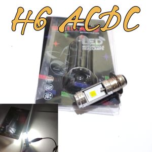 Lampu Motor Led H6 ACDC 2 Sisi Putih Shikato
