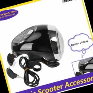Electric Scooter Meter Headlight Battery Display for Citycoco Electric Scooter Universal