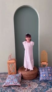 Gamis Muslim Nuha Anak Usia 2-10 Tahun Rayon Twil Adem Lembut