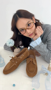 genuine leather หนังแท้ | Palette Pairs | รองเท้า Boat Shoes หนังแท้ มินิมอลใส่ง่าย แมชได้ทุกชุด | Korean Style Loafers