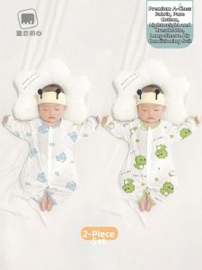 TONGLIANCHUXIN | Summer Lightweight Cotton Baby Sleepsuit Long Sleeve