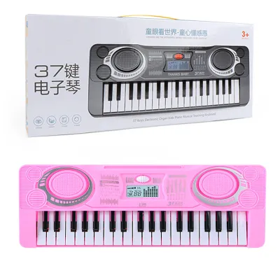 37-key Childrens Electronic Piano Keyboard Portable Educational Toy Musical Instrument Organ Childrens Christmas Birthday Gift