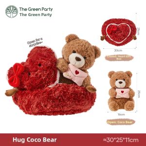 The Green Party | Valentines Day Gift Bear Plush 1pcs