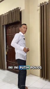 Kemeja Pria Putih Polos Lengan Panjang Bonus Dasi Formal Kantor Kerja Distro Bisnis Ospek Wisuda Casual Premium