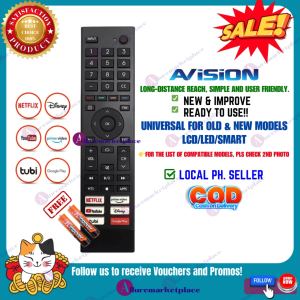 Replacement Remote for Avision LED SMART TV for Avision SNART TV Models 65UL88H 55UL88H 50UL88H Avision LED TV REMOTE 32AL69 Avision TV Remote ER-31201AV /32AL58 & 26AL58 / 32HL88H alluremarketplace2ND