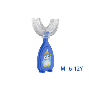 Childrens 360 Degree Infant U-shaped Toothbrush Baby Health Teethers Soft Silicone Baby Brush Kids Teeth Oral Care Cleaning