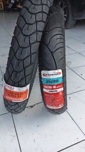 Ban KLX150S ring 19+16.Tipe ban On road.Nyaman untuk riding di jalan aspal