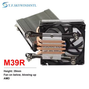 T.F.SKYWINDINTL(TFSKYWINDINTL) | CPU Cooler Silent PWM Cooling Fan Radiator Low Profile Cooler 4 Heat Pipe AM4 LGA1700/1200/115x for ITX Case A4 Slim Chassis