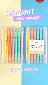 Highlighter pastel double tip 6 Warna / Stabilo 2 Sisi 6 Warna Pastel