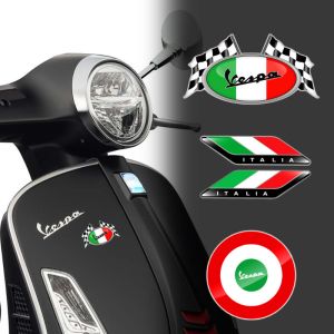 3D Motorcycle Sticker LIMITED EDICATION Italia Flag Decal Tank Tail Case For VESPA PIAGGIO DUCATI MultiStrada Monster 797 821 1200 1299 V2 V4 Moto Bike Accessories