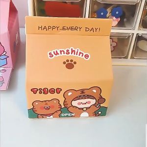 Hộp 200 tờ giấy note ghi chú cao cấp dễ thương cute KHÔNG KEO dạng hộp sữa nhiều màu mẫu hot trend