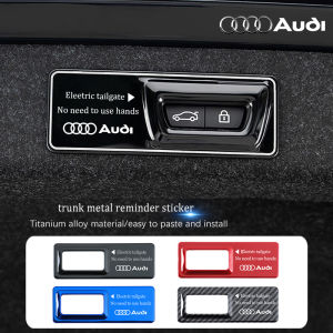 Audi | Car Trunk Metal Reminder Sticker For Audi A3 8p 8v 8l A4 b8 b7 b6 b9 b5 A6 c7 c6 c8 c5 Q5 A5 A1 Q3 Q7 A7 TT mk2 Q2
