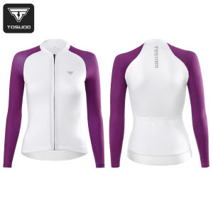 TOSUOD Spring Summer Cycling Jersey Breathable Quick-Drying Long-Sleeved Cycling Coat Sweat-Wicking Bicycle Sports Clothes