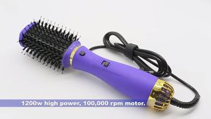 2025 New Hot Air Comb 1200W Detachable Multi-function 5-in-1 Mini Miniature Shape Comb Negative Ion Comb