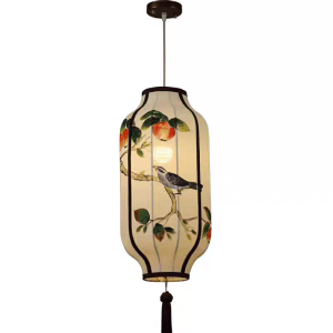 New Chinese Style Fabric Lanterns Lighting Wedding Decoration Marriage Decor Ancient Style Hand Painted Lanterns