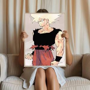Anime Game Dragon Ball Vintage Posters Sticky Retro Kraft Paper Sticker DIY Room Bar Cafe Kawaii Room Decor