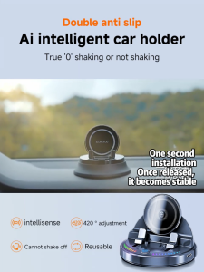 Giá giữ điện thoại di động trên ô tô sạc không dây mới 2025 chống rung hộp giữa dụng cụ chuyên dụng điều hướng xe cao cấp