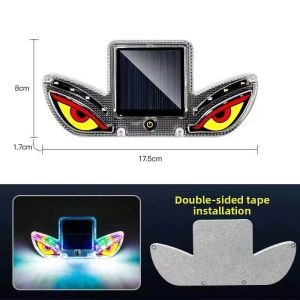 LUKSEN | Solar Powered Blinking Warning Light Accessory