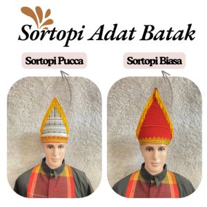 Topi Adat Batak - Sortopi Biasa dan Sortopi Pucca - Topi Anak dan Dewasa