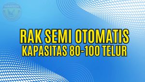 Rak Alumunium Kap. 80-100 Tetas Telur Penetasan Semi Otomatis