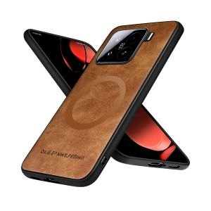 Magsafe Magnetic Phone Case for Xiaomi Mi 15 14T 14 13 Ultra 12 Lite 13T Pro Poco X6 F6 X5 F5 M6 Pro C65 Leather Silicone Cover