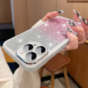 Case for Apple iPhone Air iPhone 17 16e 16 15 14 Plus Pro Max Glitter Diamond Shatterproof Durable Slim Silicone Phone Back Cover