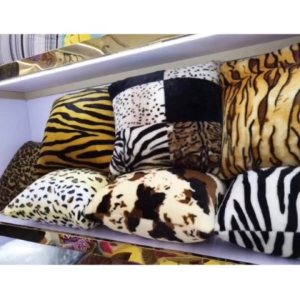 Funny Home Collection (Leopard Design) Throwpillow Case (16 x 16cm) - 2 pcs in 1 pack